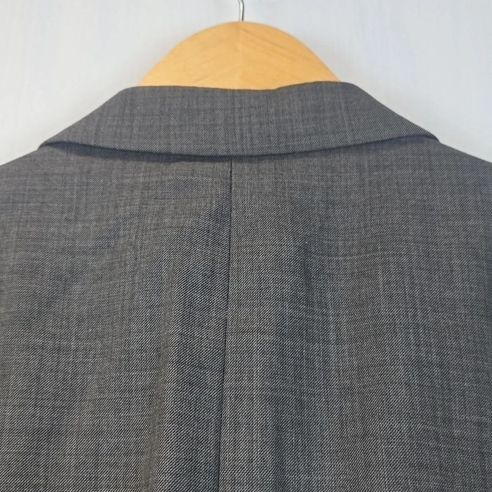 Ted Baker| Mens Gray Suit Coat/Jacket Endurance Wool Neutral Preppy Sz.46R - Picture 9 of 13